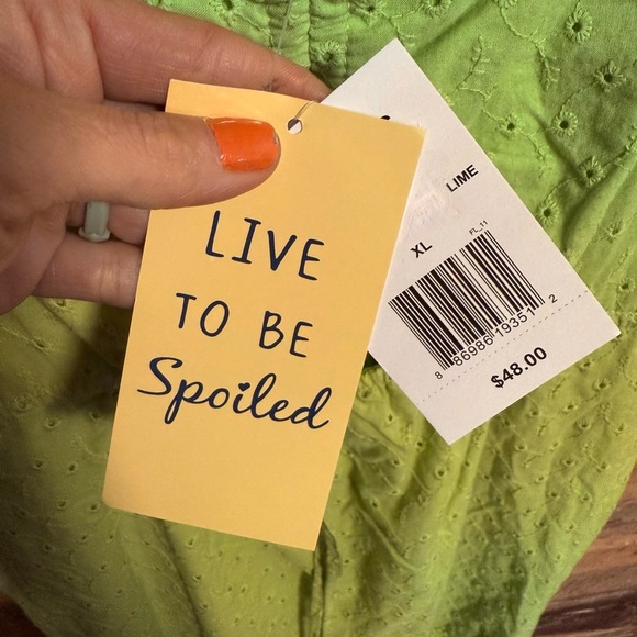 Green Ruffle Strap Dress - Picture 4 of 6